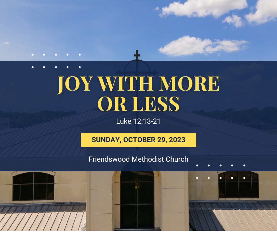 Joy With More or Less